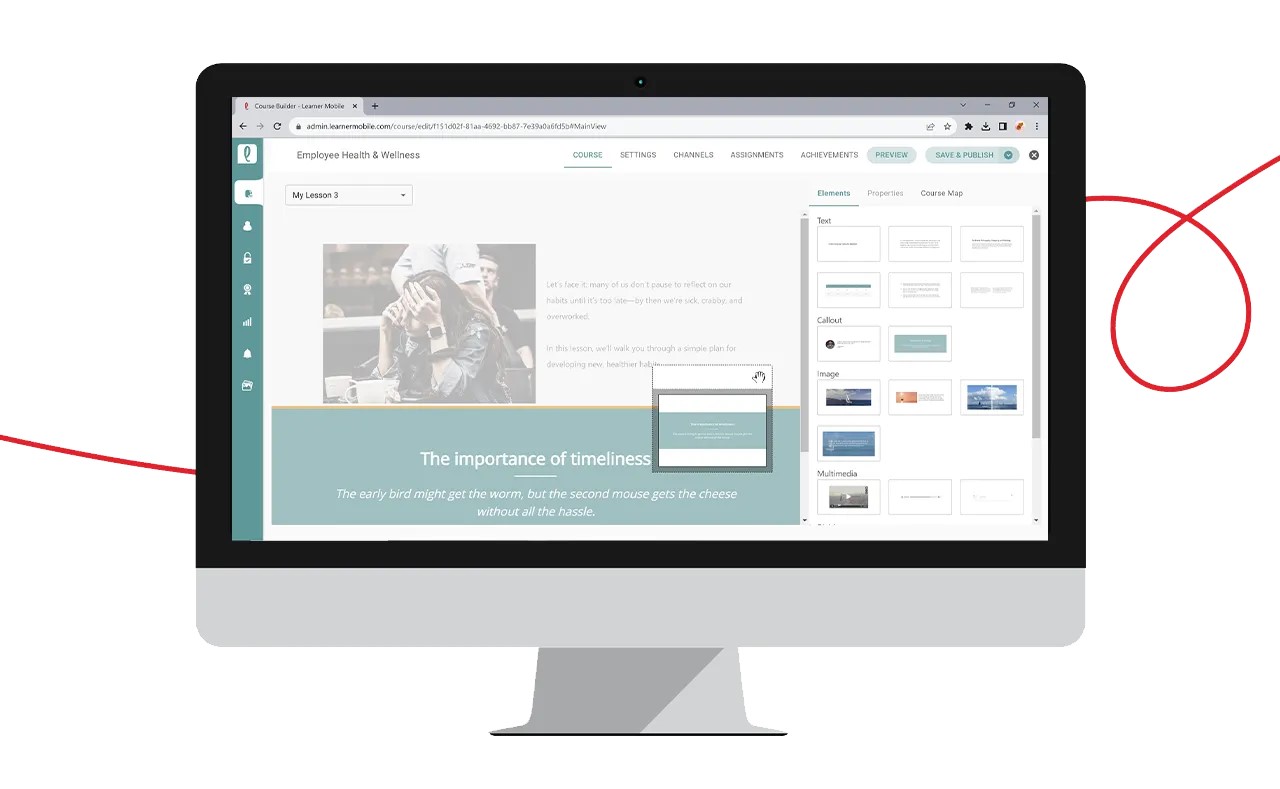 screenshot of Learner Mobile